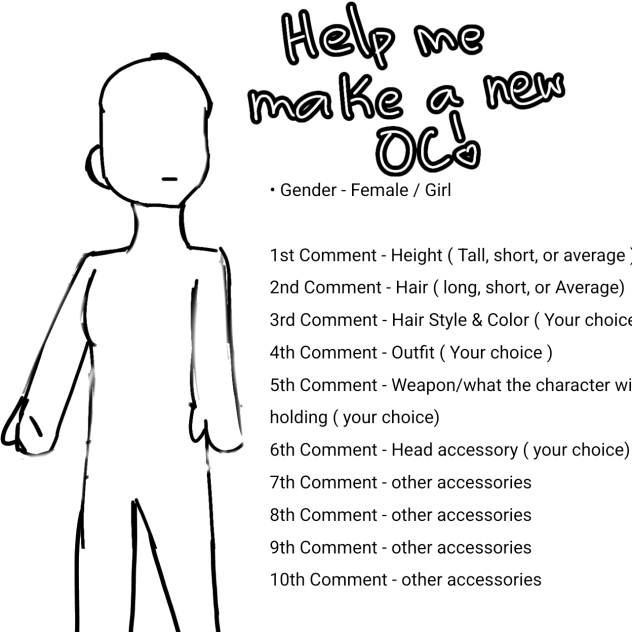 Help me make a new oc! ♡