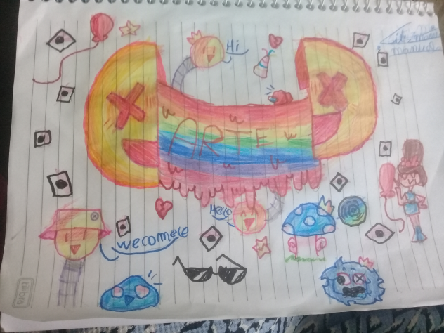 Desenho no papel😃✏✨