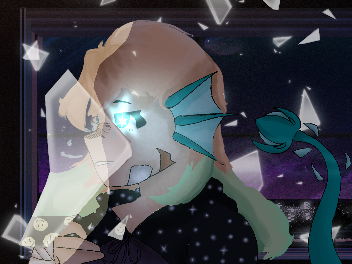 Broken glass - ibisPaint