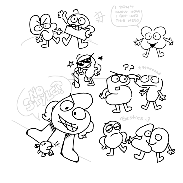 Silly algebrics doodles
