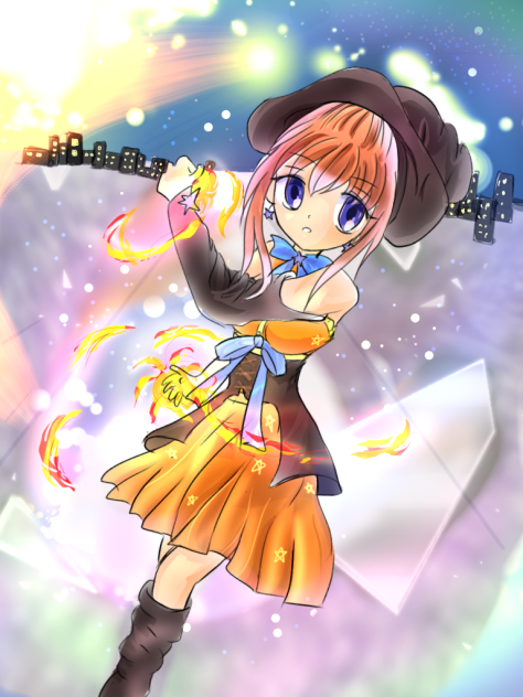 戦う天才魔法少女 色塗り2