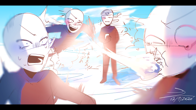 冬イラスト(おふざけver)