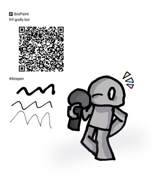 fnf godly boi QR