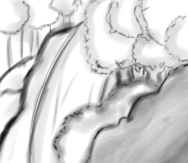 random landscape drawing - ibisPaint