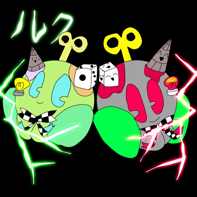 練習です　ルクくん(けしけしさんのオリカビです)