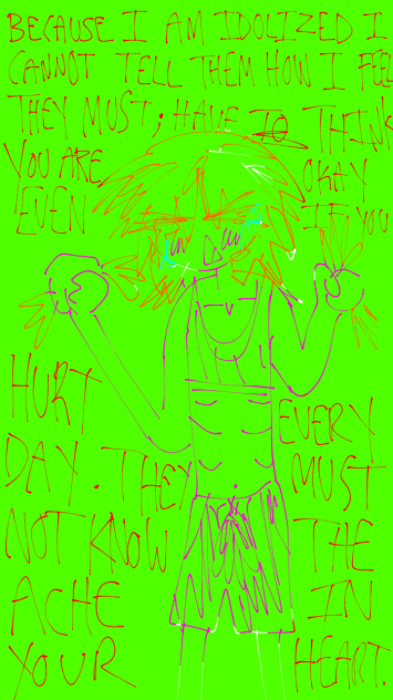 BECAUSEIAMIDOLISEDICANNOTTELLTHEM