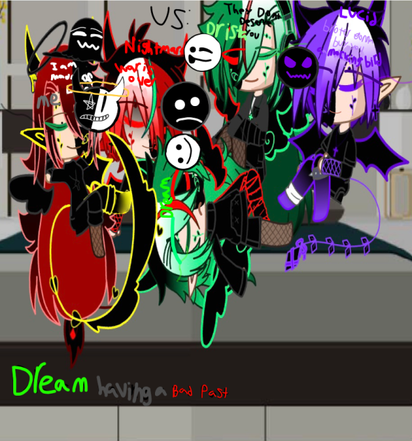 POV-Dream having a bad past. Us-
