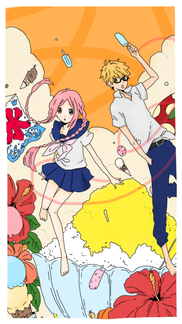 ぬりえ(日々蝶々)2