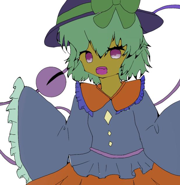 ノイズで色塗り！(影、光、描いてなくてごめんね！)