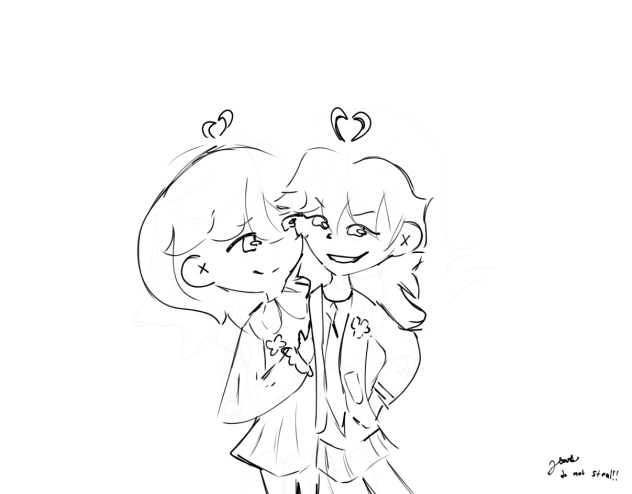 fOur aNd X skEtch ~~!! (AU) - ibisPaint