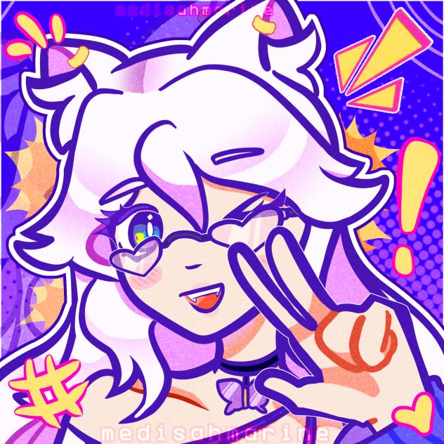 kitty parti (art trade)