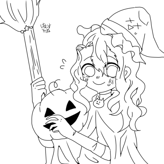 間に合った！〈線画〉