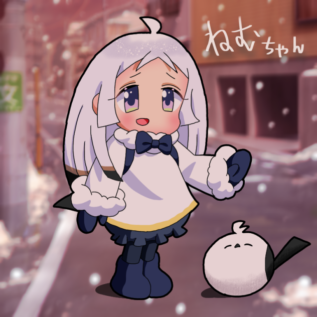 髪解きねむエナガちゃん2