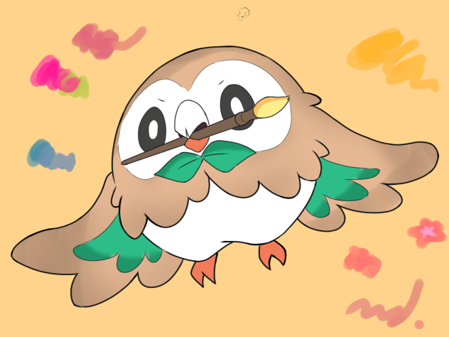 Rowlet!!!!🍃