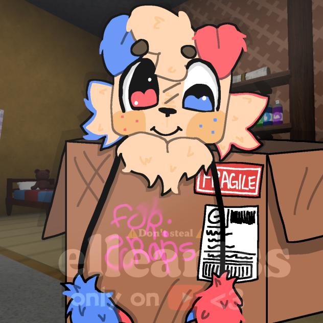 Goob in a box! 💙❤️