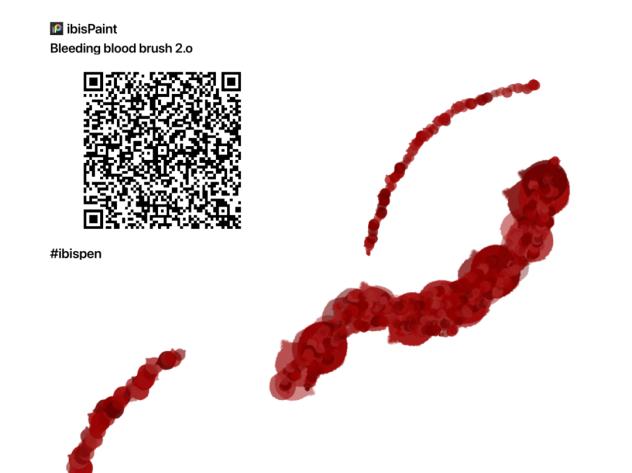 Bleeding blood brush 2.o