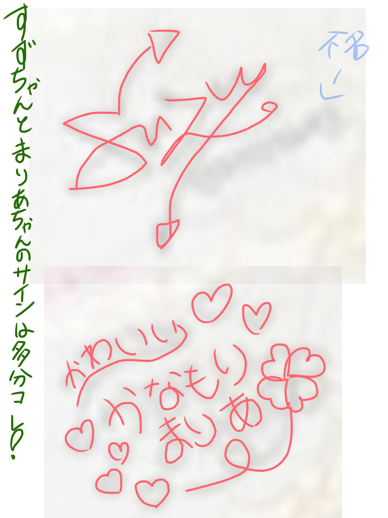 プリチャン 黒川すず 金森まりあ サイン Ibispaint