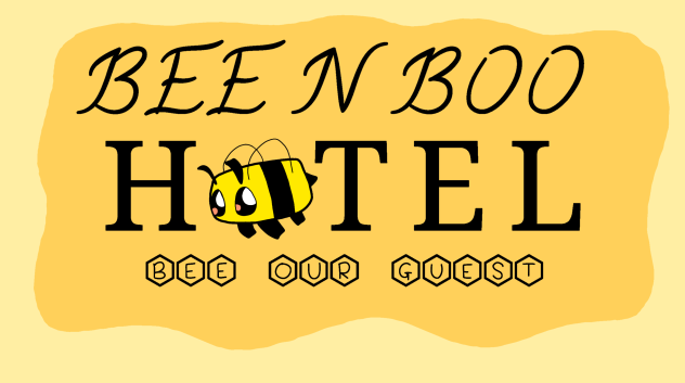 Bee n Boo hotel sign
