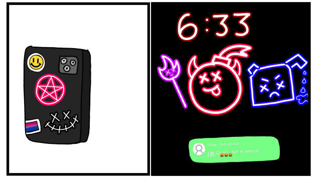 Stars phone and screen saver