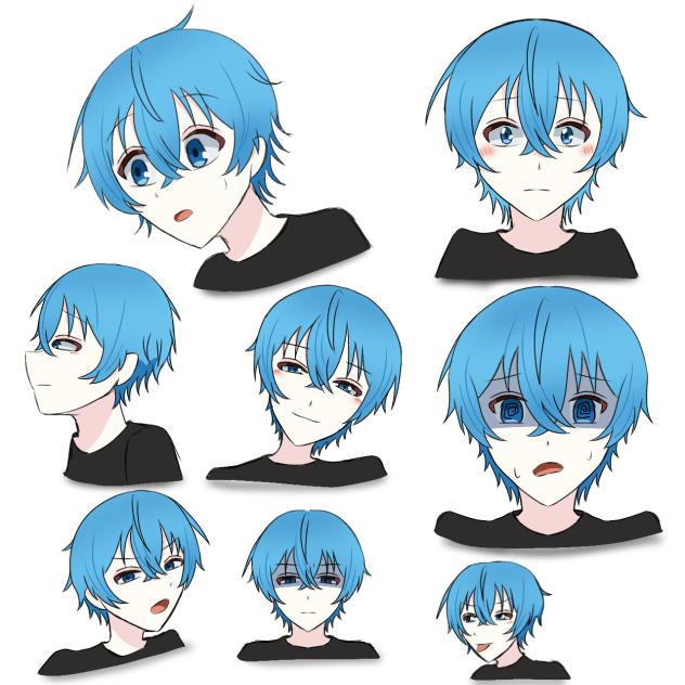 ころんくんの表情差分的な