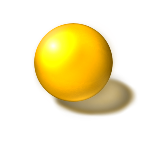 golden magical ball