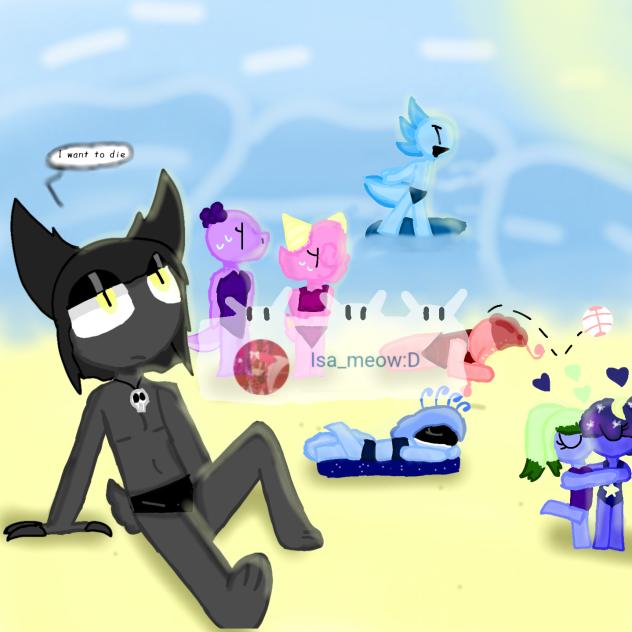 Beach day! Lala's show