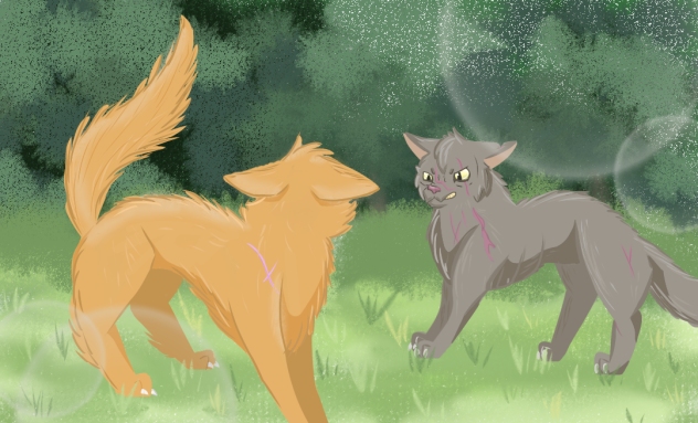 Yellow fang and Firepaw