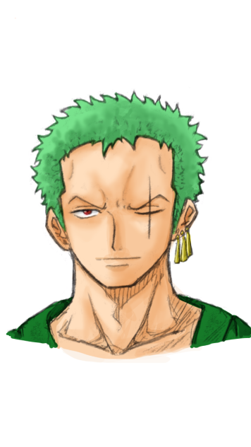 ロロノア・ゾロ 落書き