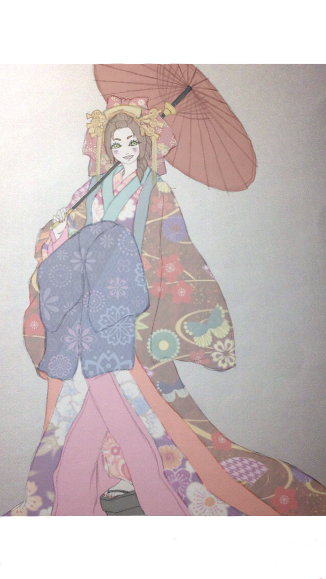 吉原ラメント 唄い手盤 発売記念 Ibispaint