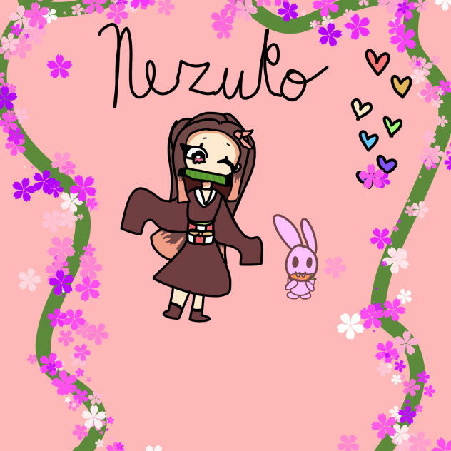 Nezuko❤️🧡💛💚💙💜