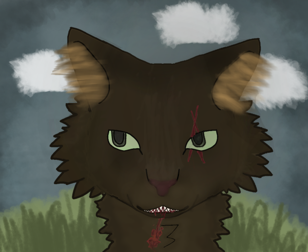 Warrior cats oc BlackPine