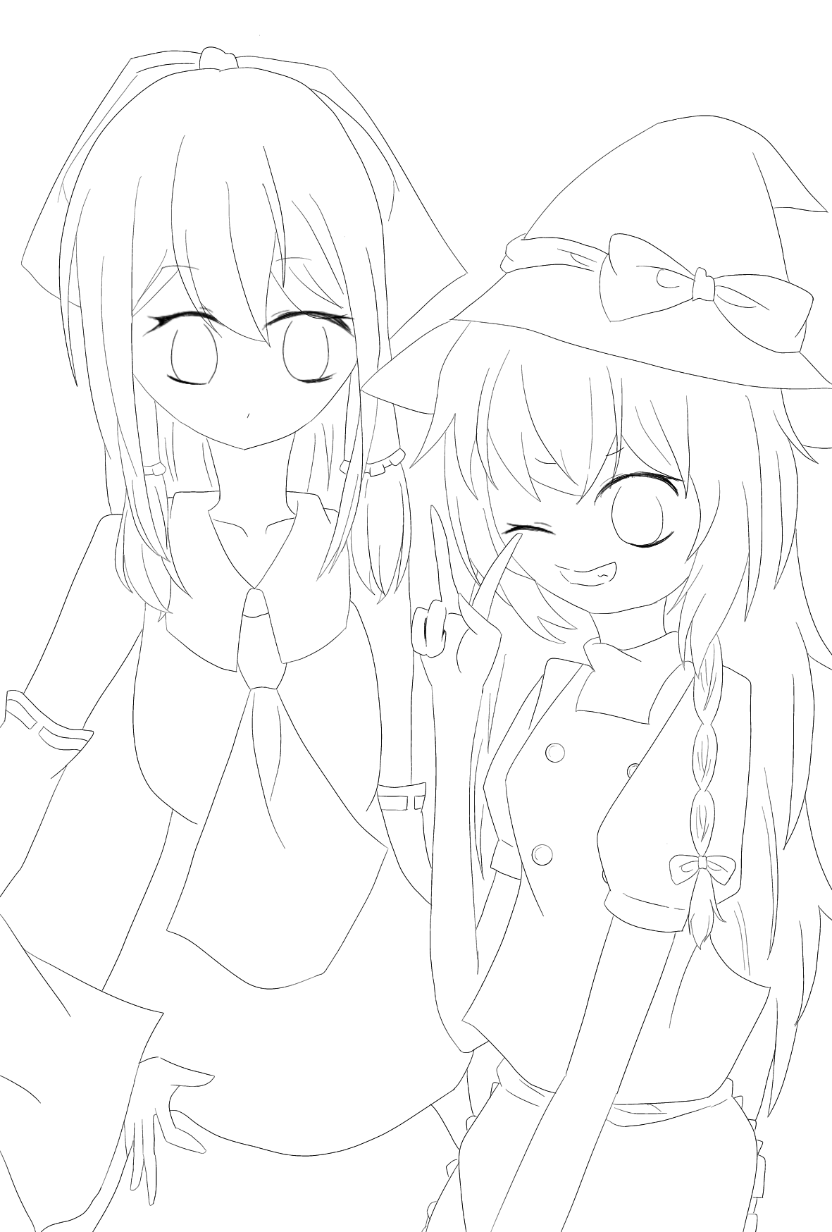 Ruri様線画ページ 巡音ルカ（Parallel）線画 - ibisPaint