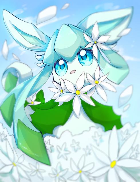 花びら舞う花園