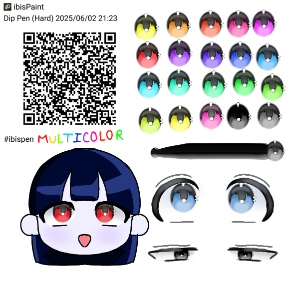 eye iris brush - ibisPaint