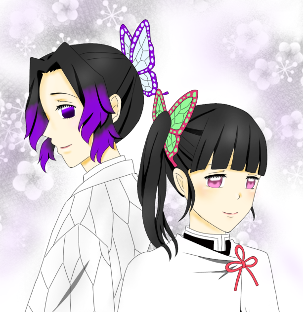 胡蝶さんとカナヲちゃん