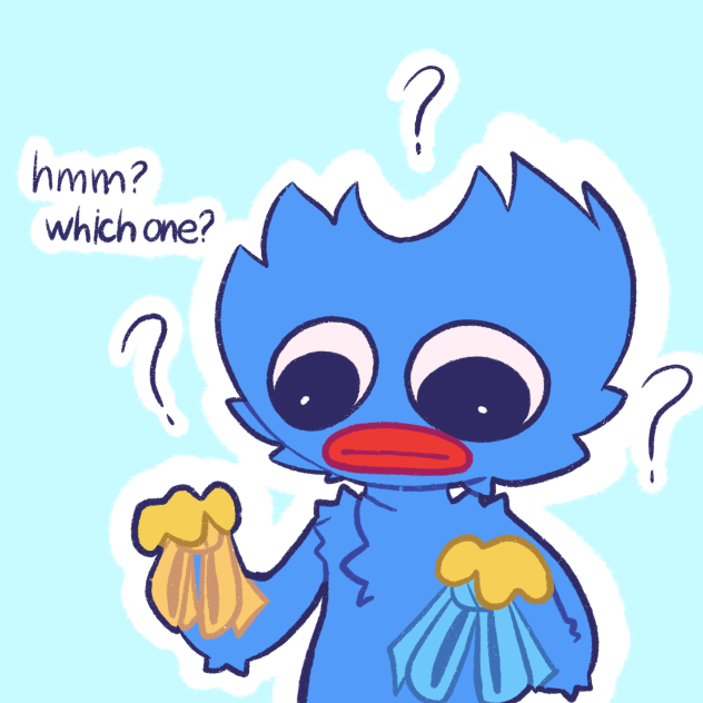 Huggy doodle