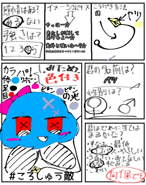 キャラ募!ですよ!