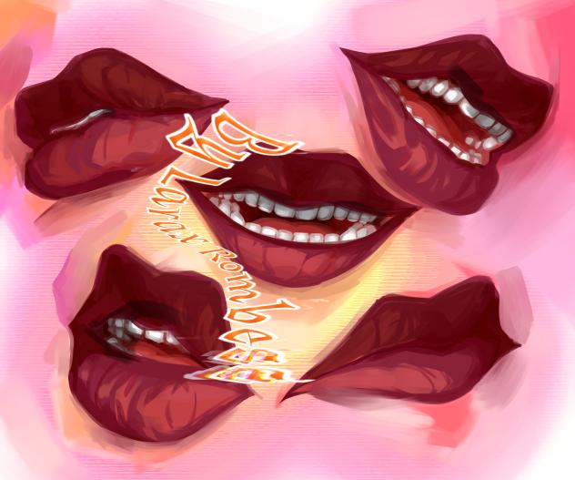 Mouth Full of Shiny Perls