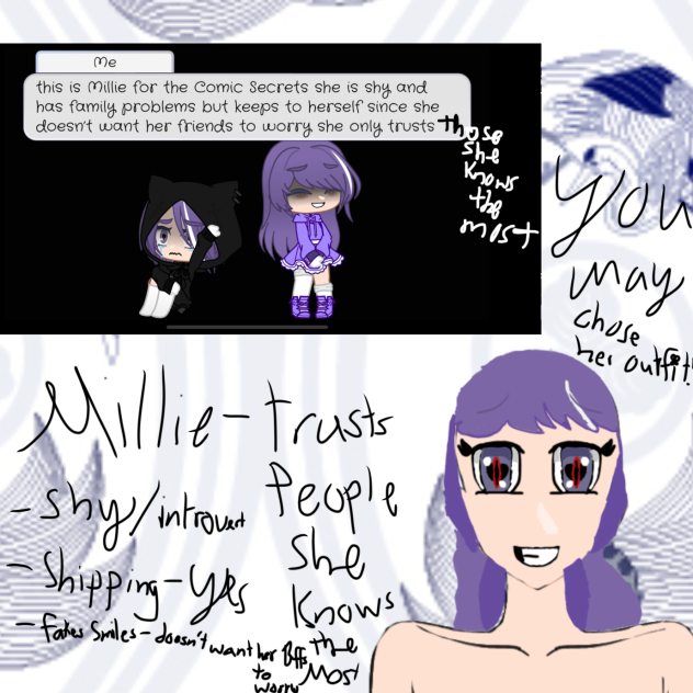 For the comic Secrets