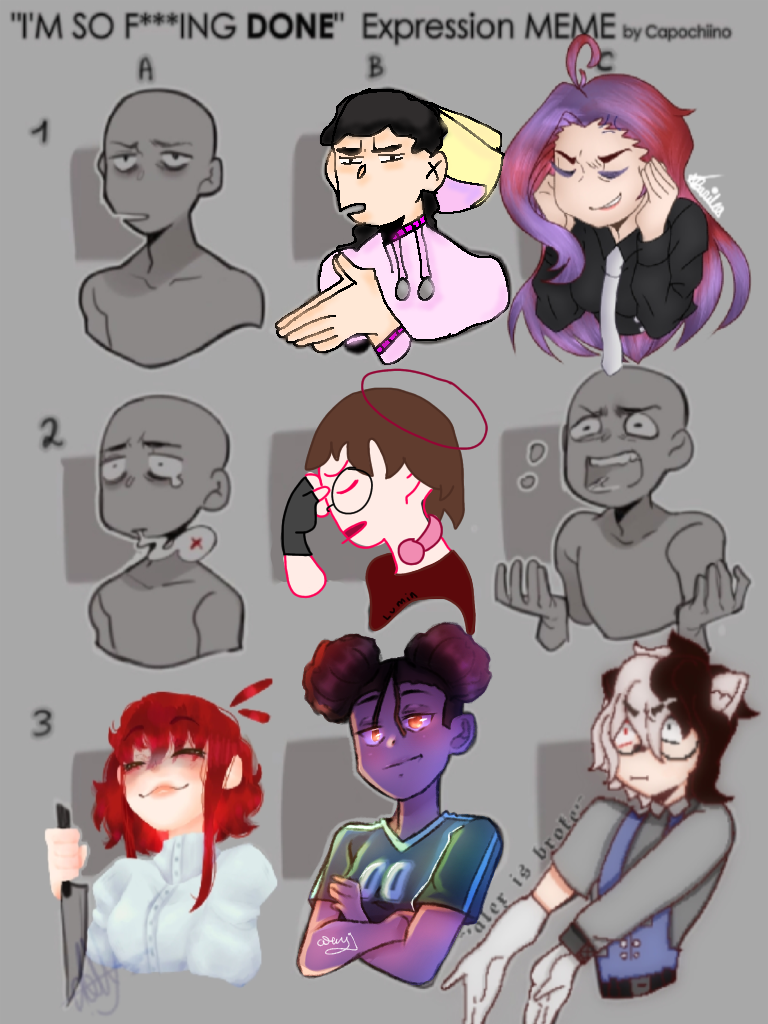 I M So Done Expression Meme Ibispaint