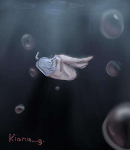 Drowning in pressure. - ibisPaint