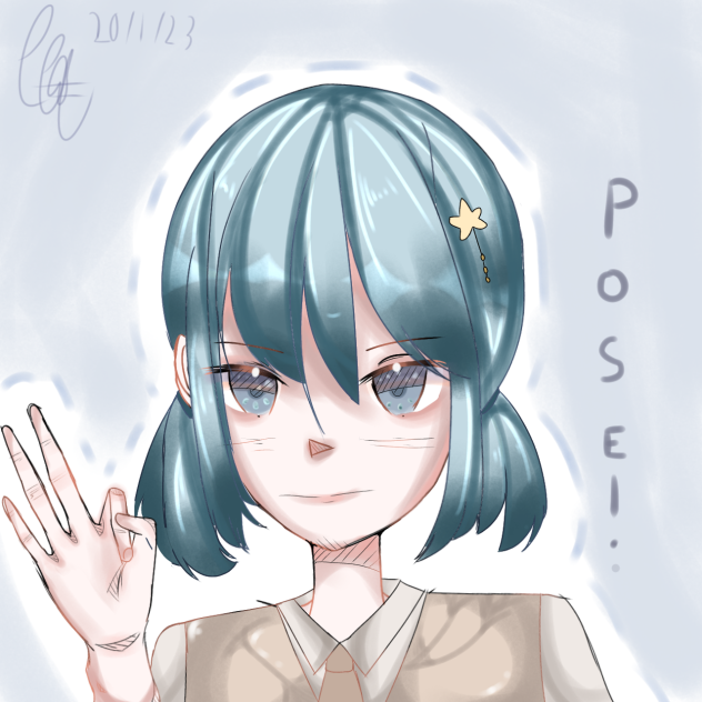 Girl drawing 2