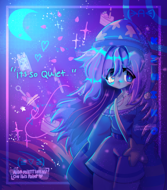 𝖎𝖙'𝖘 𝖘𝖔 𝖖𝖚𝖎𝖊𝖙~💜💙