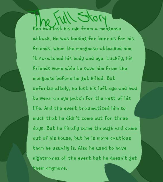 How Keo lost his eye the full story