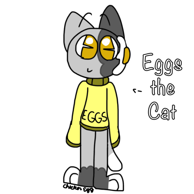 Eggs the Cat (my oc)