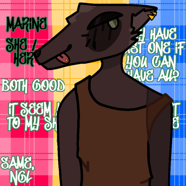 i really tried to do a wolf - ibisPaint