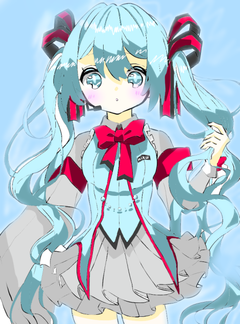 初音ミク塗りました