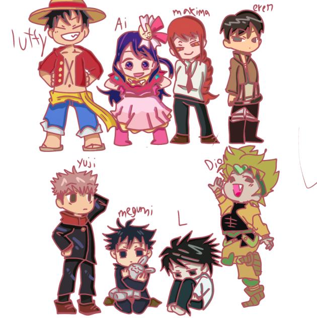 Anime characters