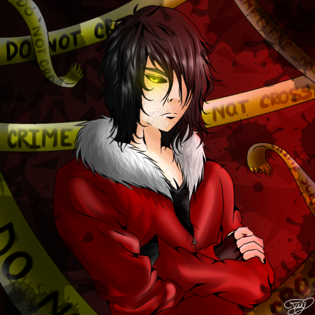 lonely hunter-crime scene - ibisPaint