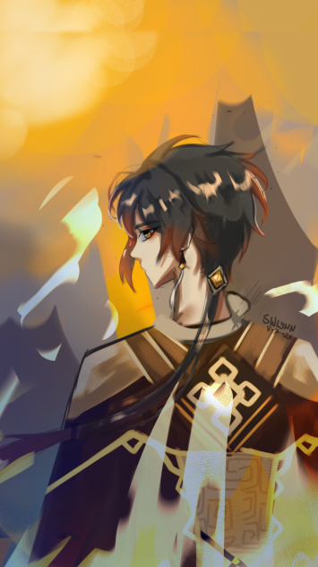 Zhongli fanart